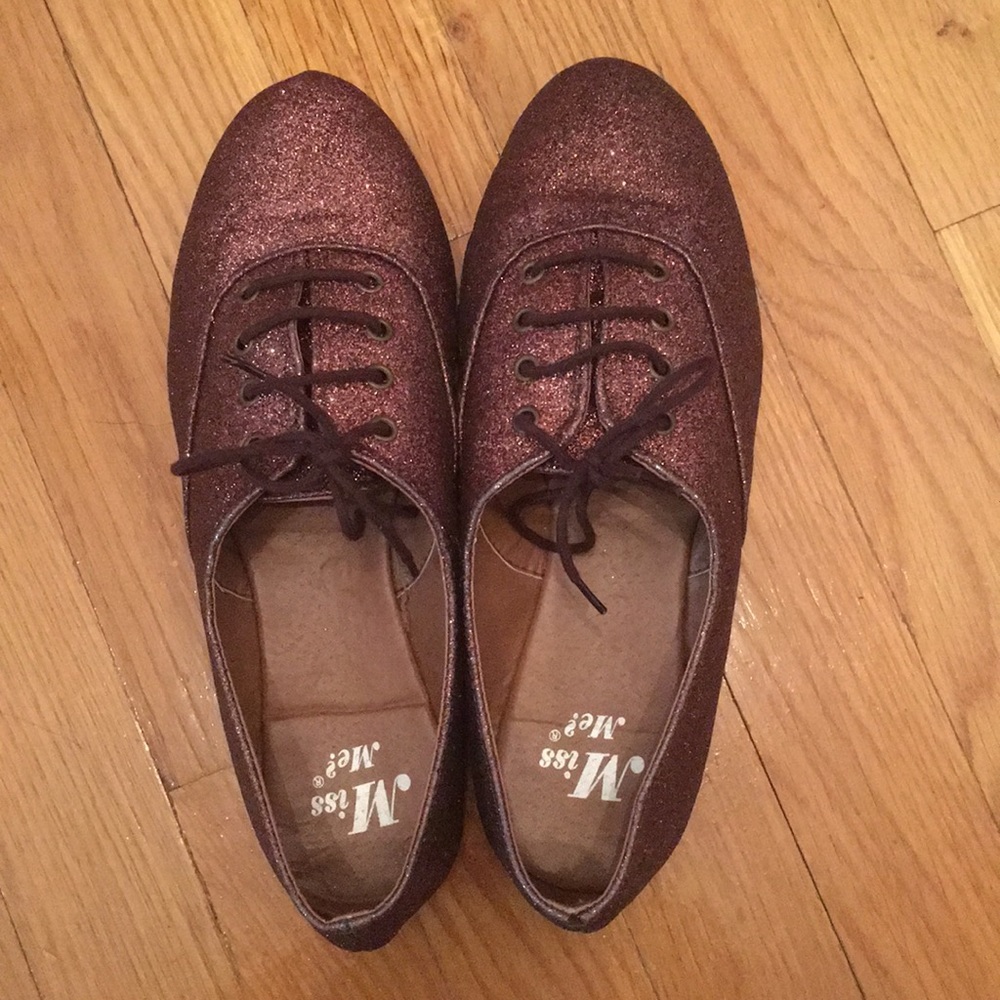 Glitter oxfords